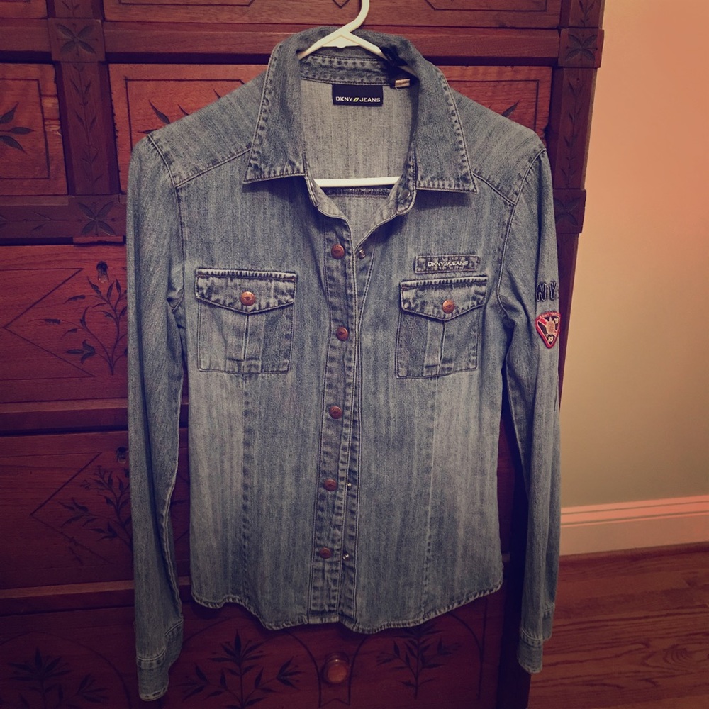 DKNY Denim Shirt Small